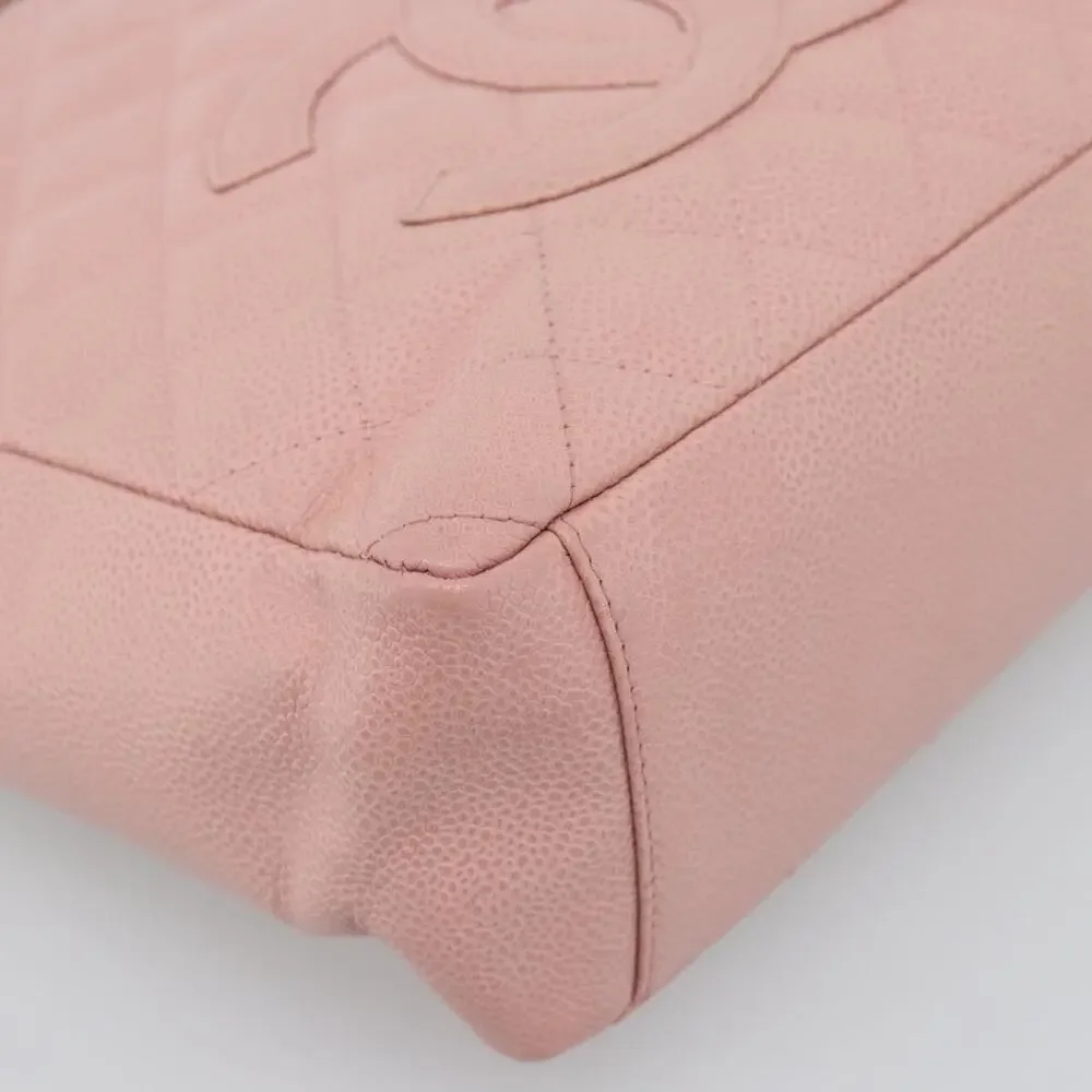 Chanel Matelasse Pst Chain Tote Pink Caviar